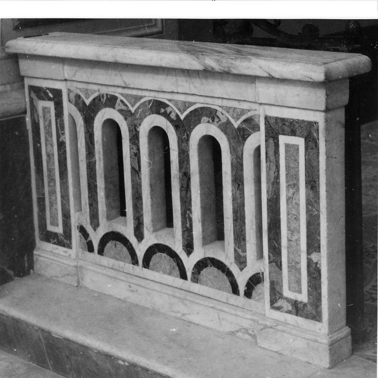 balaustrata - bottega napoletana (seconda metà sec. XIX)