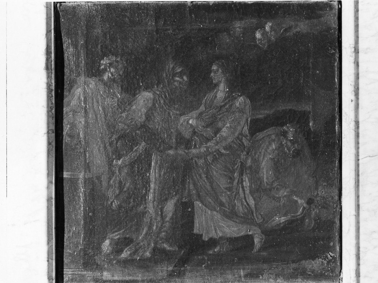visitazione (dipinto) - ambito napoletano (prima metà sec. XVIII)