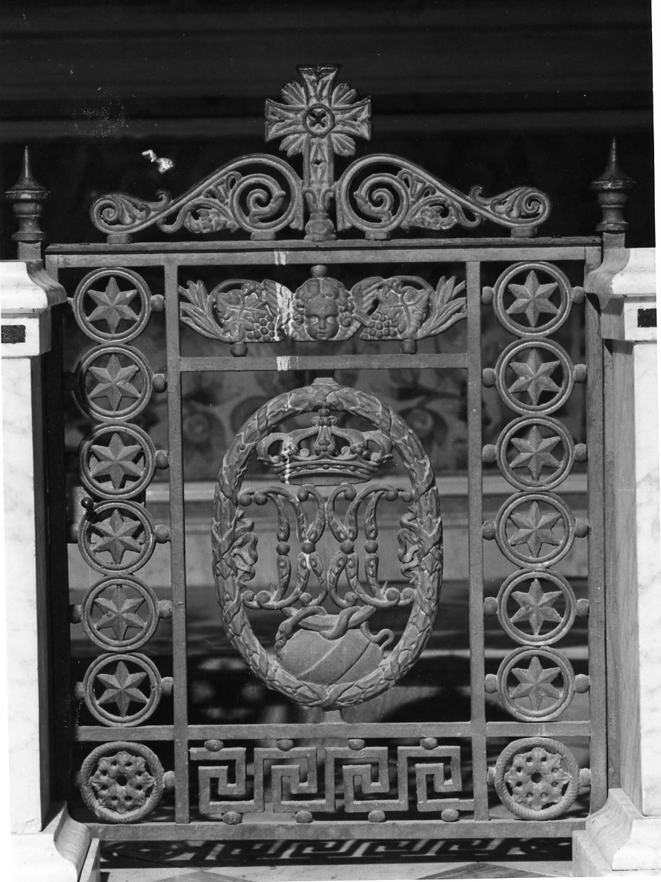 cancello di balaustrata - bottega napoletana (metà sec. XIX)