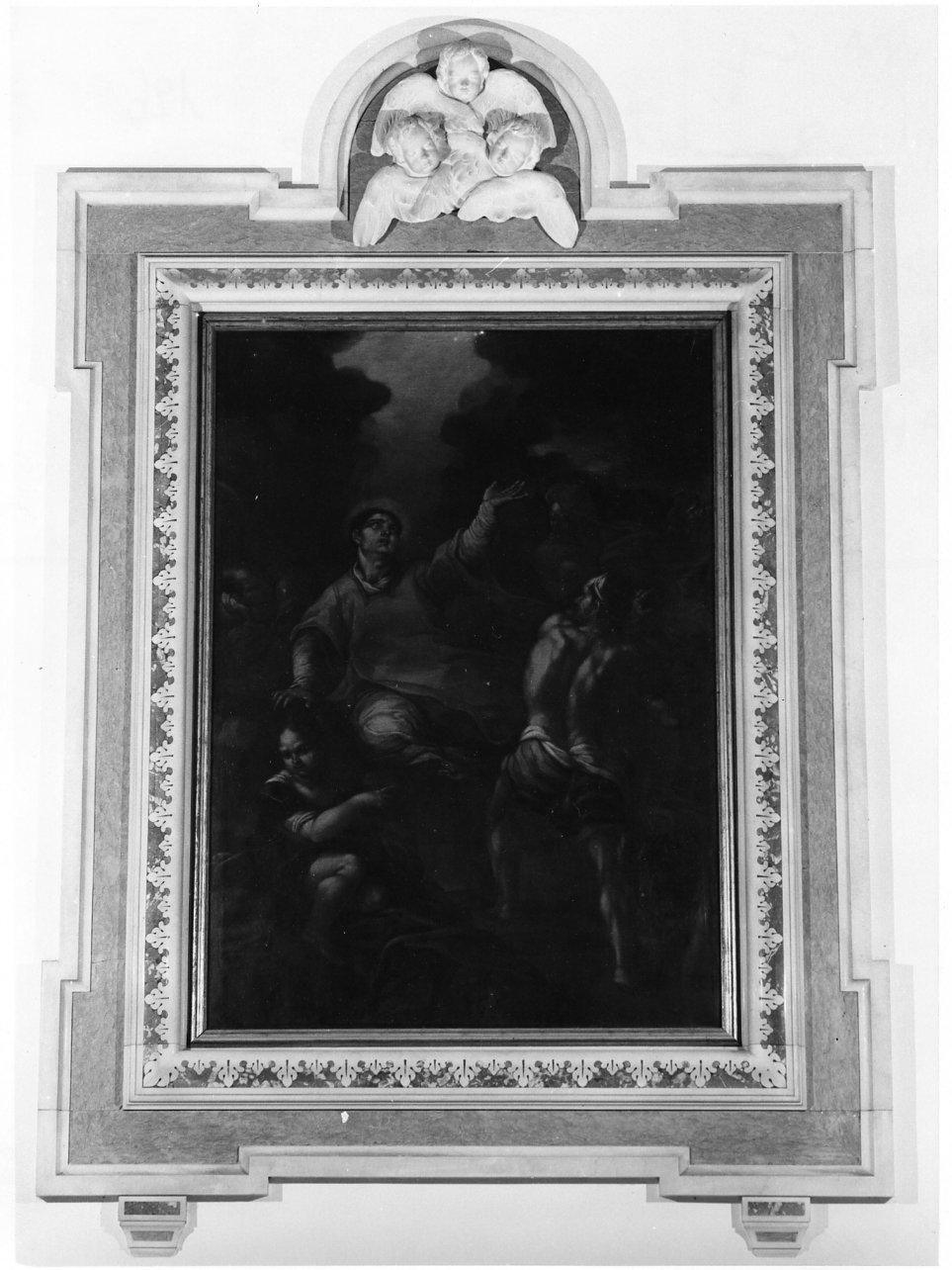 lapidazione di Santo Stefano (dipinto) di Farelli Giacomo (seconda metà sec. XVII)