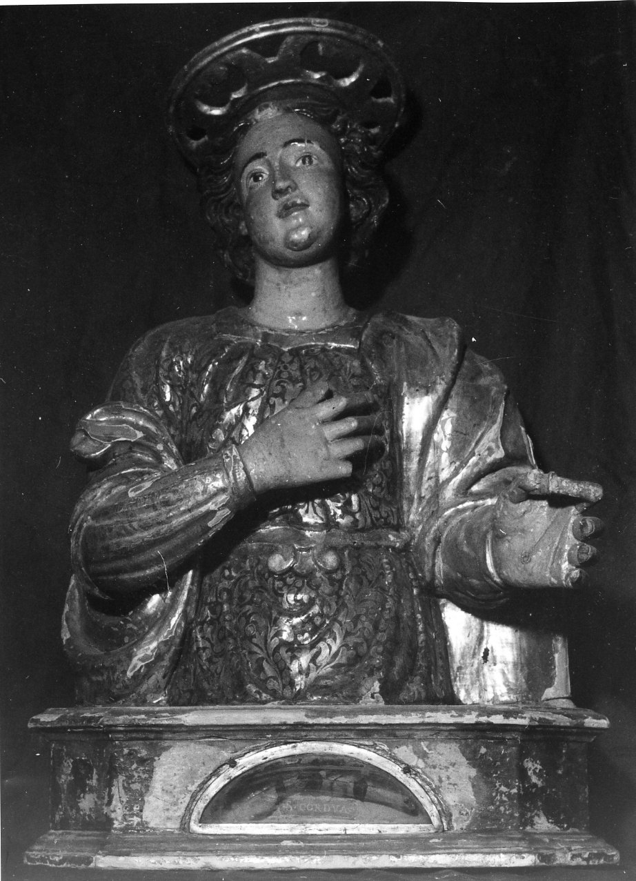 Santa Cordua (reliquiario - a busto) - bottega napoletana (inizio sec. XVII)