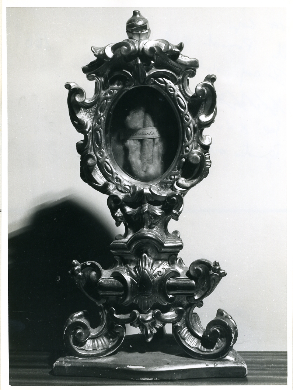 reliquiario - a ostensorio, serie - bottega napoletana (metà sec. XVIII)