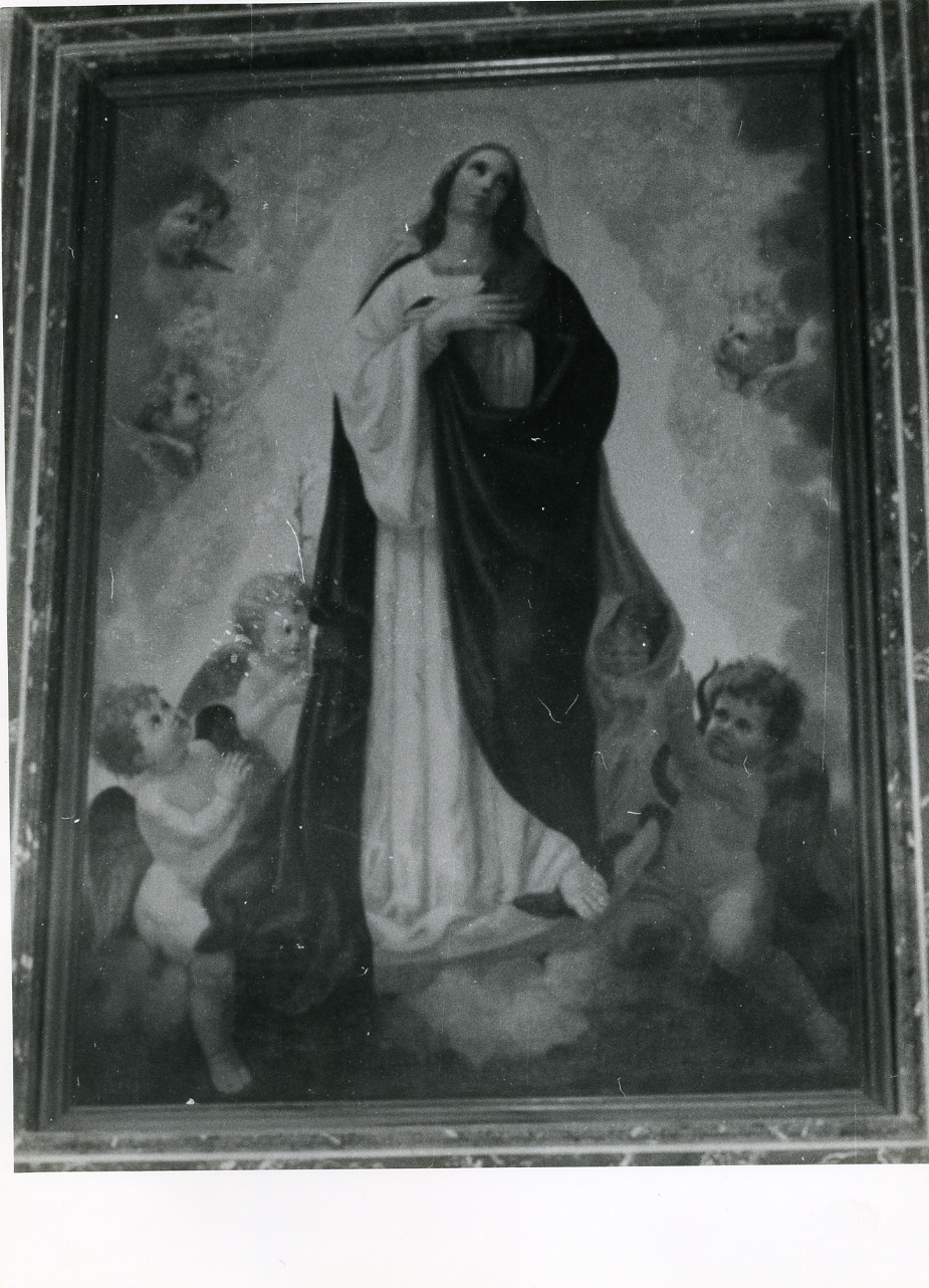 Immacolata Concezione (dipinto) di Poltronieri A, Ferri L (seconda metà sec. XIX)