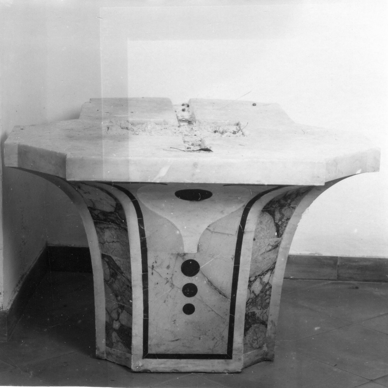 pulpito, frammento - bottega napoletana (metà sec. XVIII)