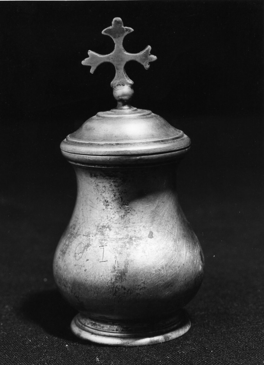 vasetti per oli santi - bottega napoletana (seconda metà sec. XVIII)