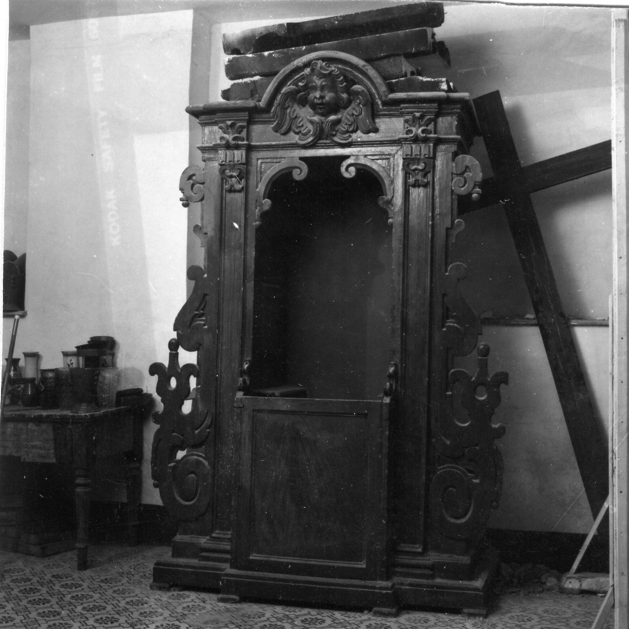 confessionale - bottega napoletana (inizio sec. XIX)