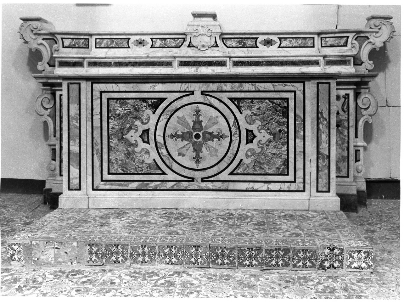 altare, serie - bottega napoletana (fine sec. XVII)