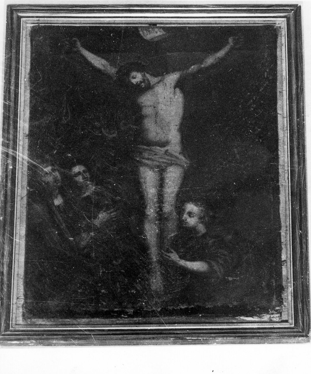 crocifissione (dipinto) - ambito napoletano (metà sec. XVIII)