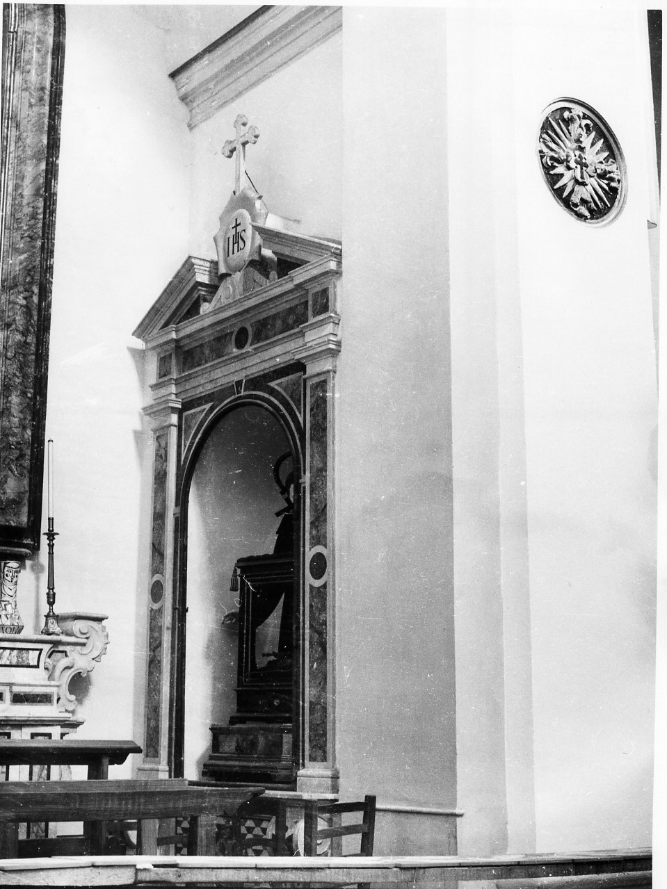 mostra di nicchia - bottega napoletana (metà sec. XVIII)