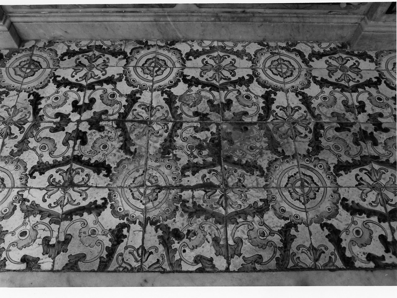 pavimento - bottega napoletana (inizio sec. XIX)