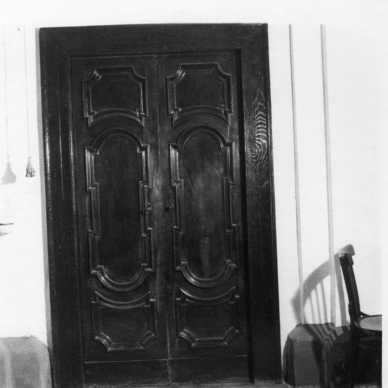 porta - a due battenti, insieme - bottega napoletana (seconda metà sec. XVIII)