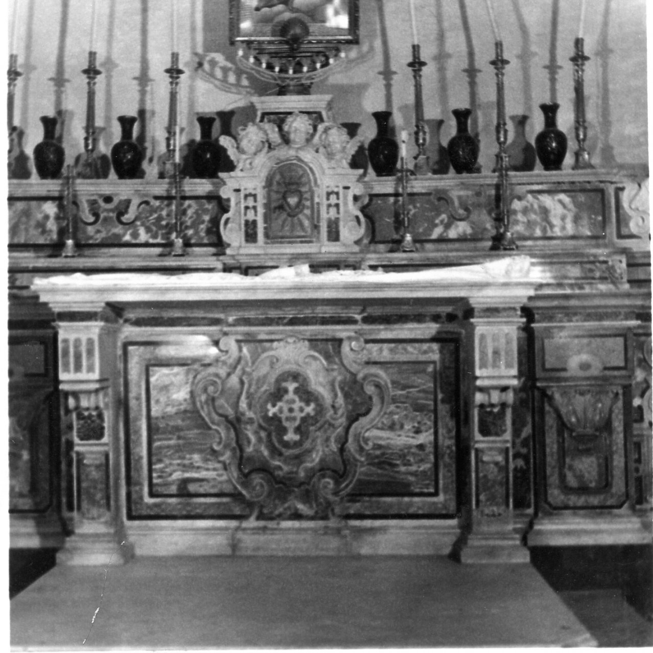 altare, serie - bottega napoletana (seconda metà sec. XVIII)