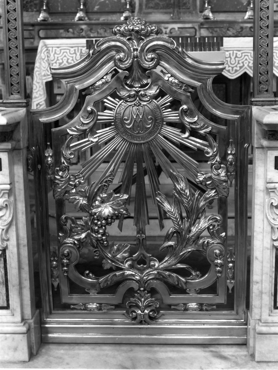 cancello di balaustrata - bottega campana (inizio sec. XX)