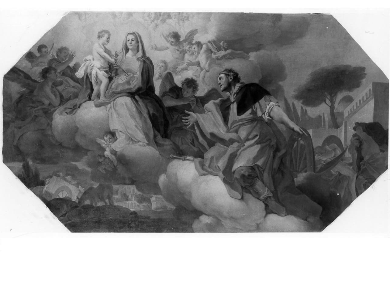 San Rocco (dipinto) di Vaccaro Domenico Antonio (sec. XVIII)
