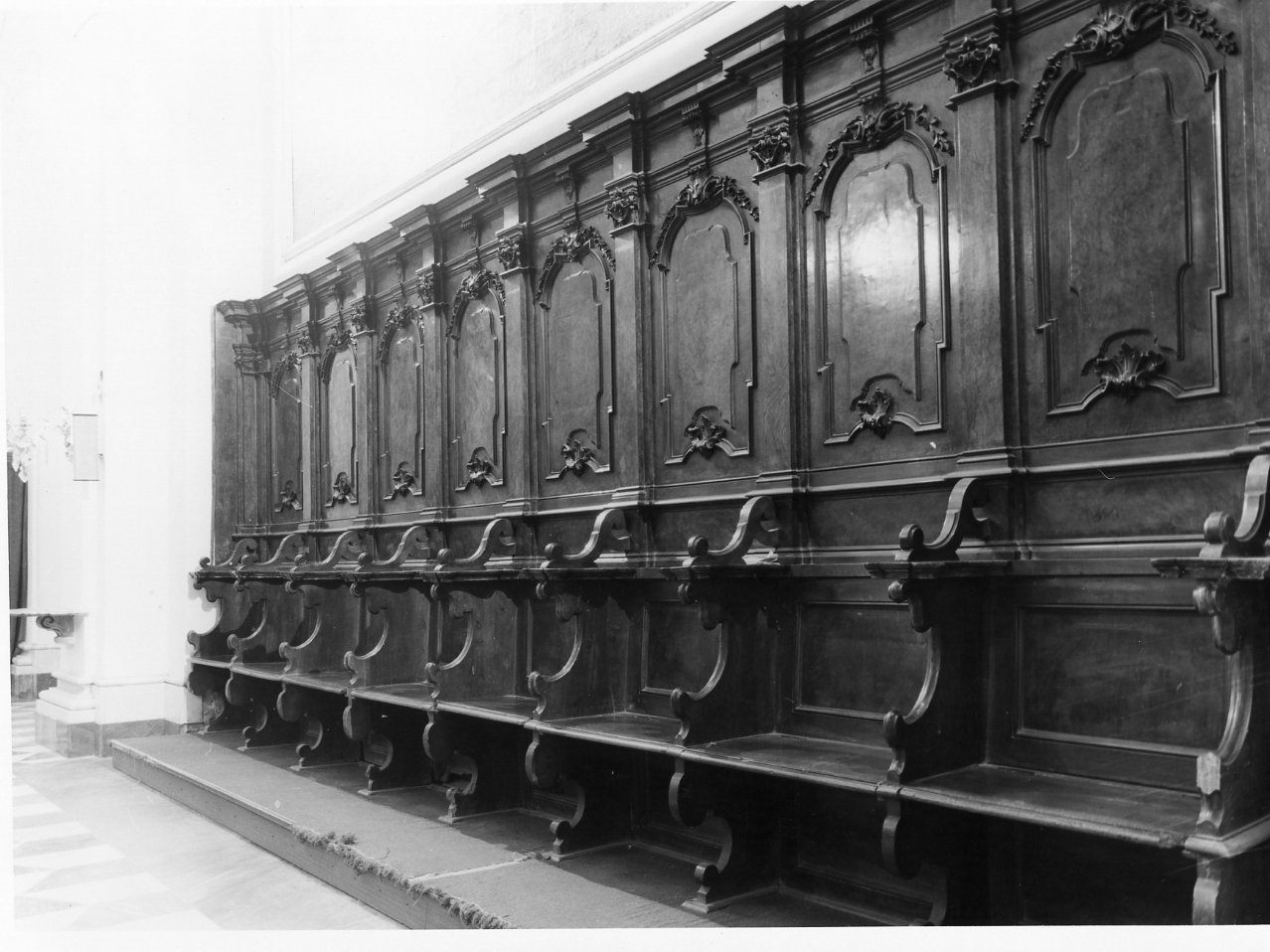 stalli del coro di Nicotera Pasquale (bottega), Nicotera Saverio (bottega) (terzo quarto sec. XVIII)