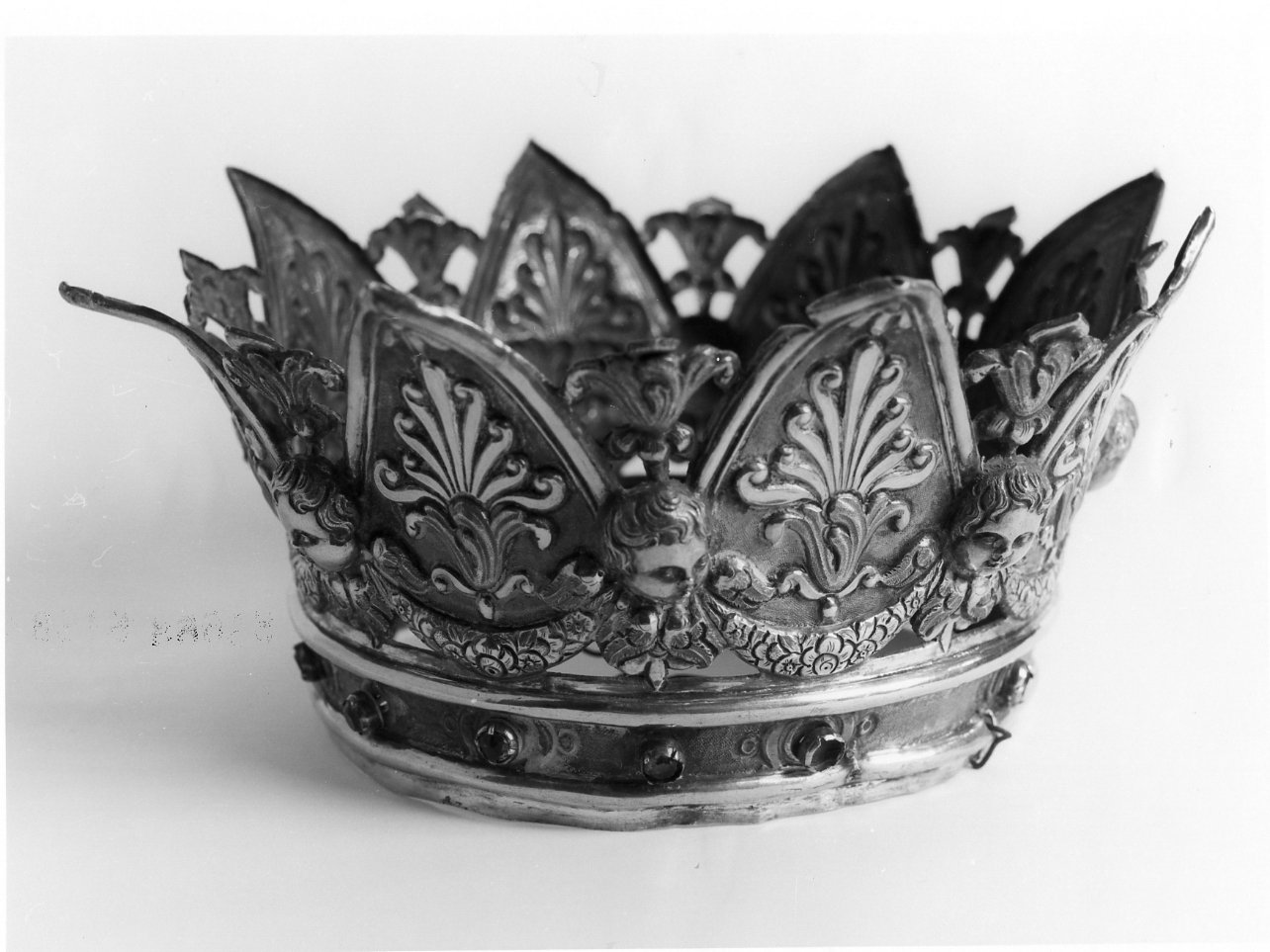 corona da statua, insieme - bottega napoletana (inizio sec. XX)
