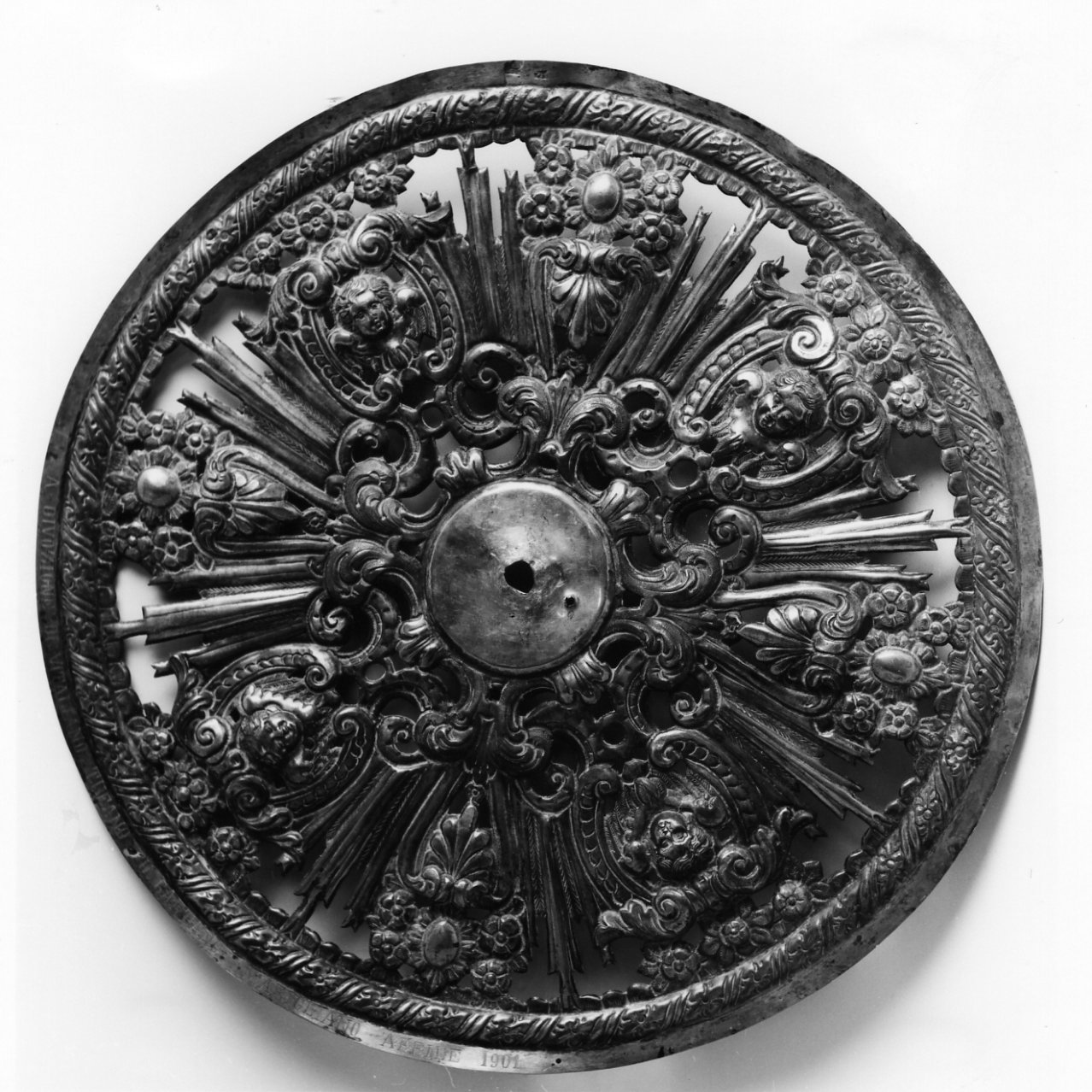 aureola di statua - bottega napoletana (sec. XX)