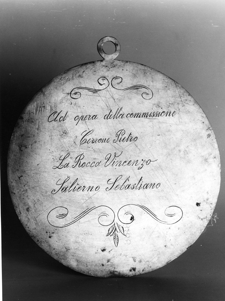 medaglia devozionale - bottega napoletana (sec. XX)