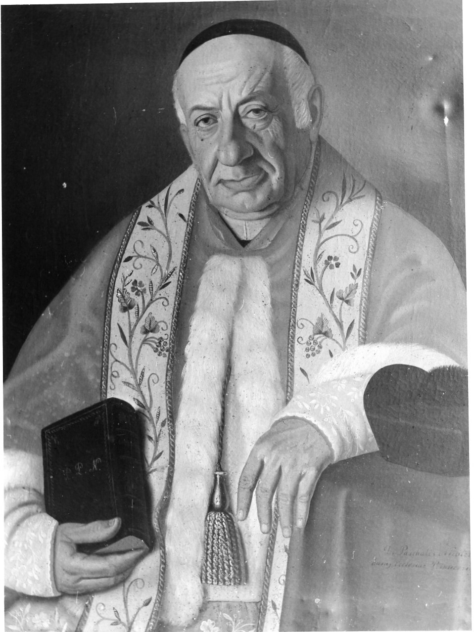 sacerdote (dipinto) di Fiore Enrico (sec. XIX)