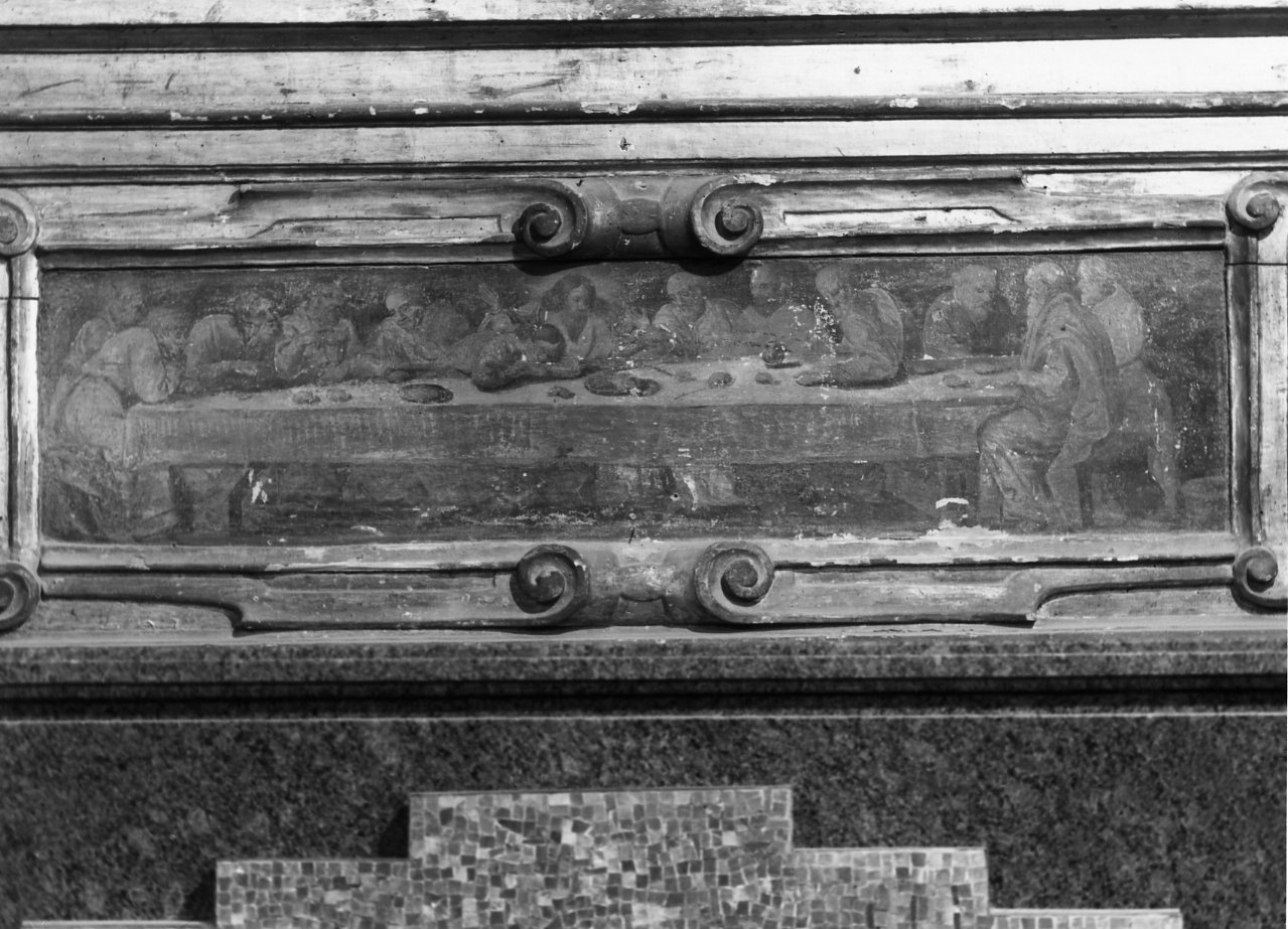 ultima cena (dipinto) - ambito napoletano (sec. XVII)