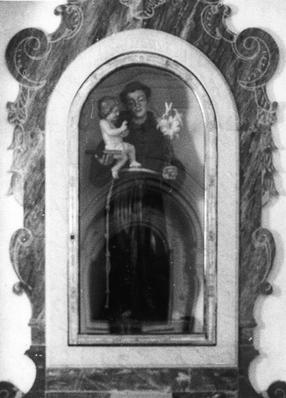 Sant'Antonio da Padova con il bambino (statua) - bottega napoletana (seconda metà sec. XVIII)