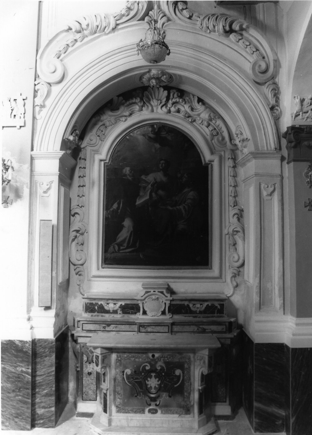 decorazione plastico-architettonica - bottega napoletana (seconda metà sec. XVIII)