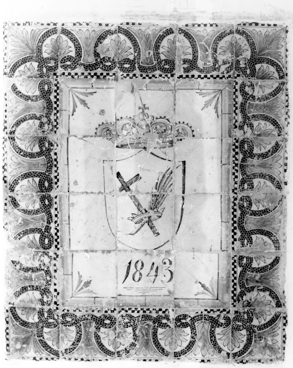 decorazione a smalto, serie - bottega napoletana (sec. XIX)