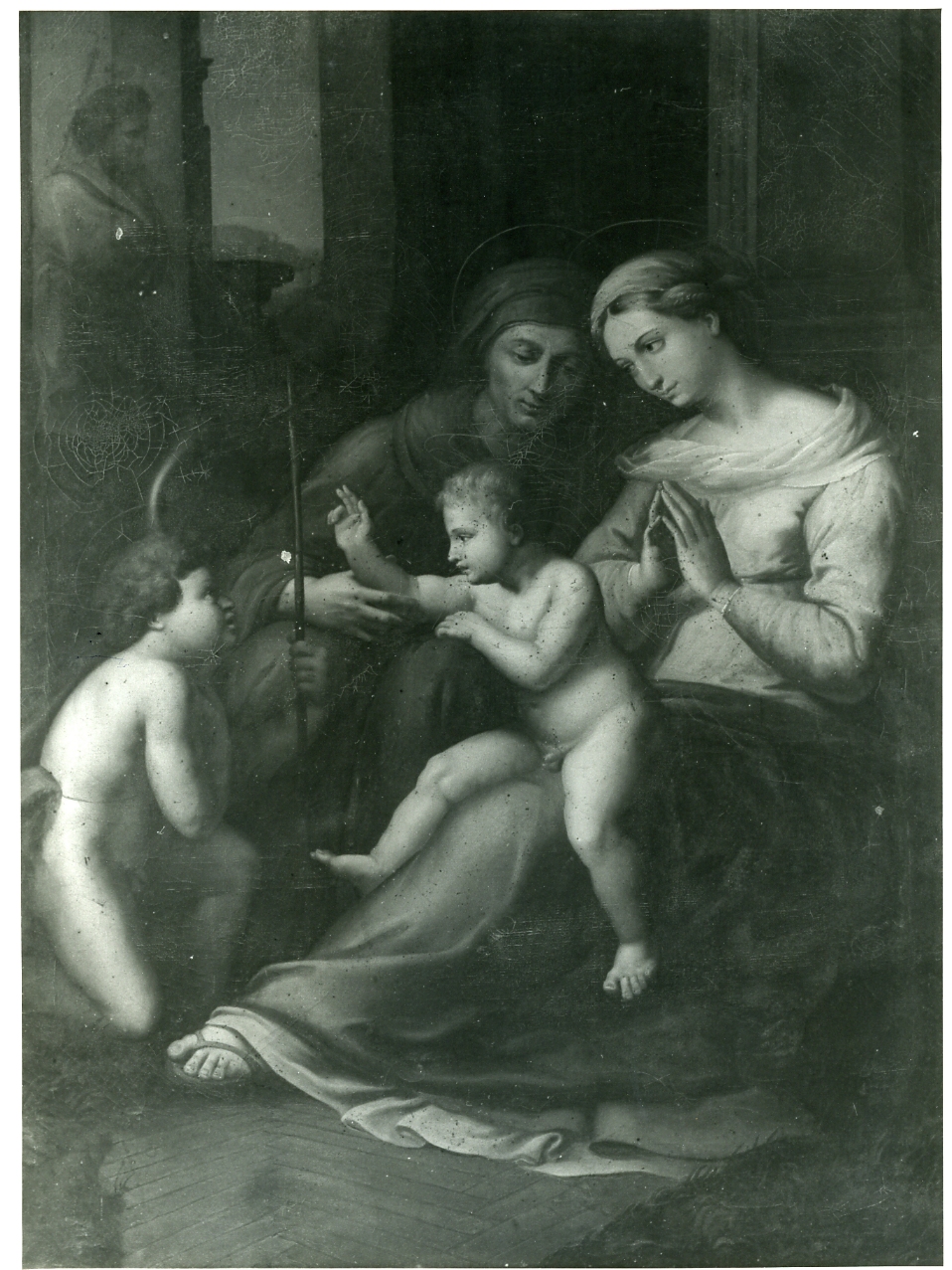 Sacra Famiglia (dipinto) - ambito napoletano (metà sec. XIX)