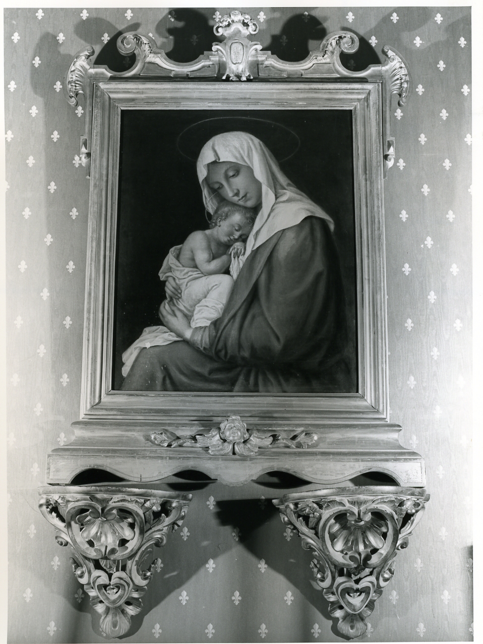 Madonna con Bambino (dipinto) - ambito napoletano (metà sec. XIX)