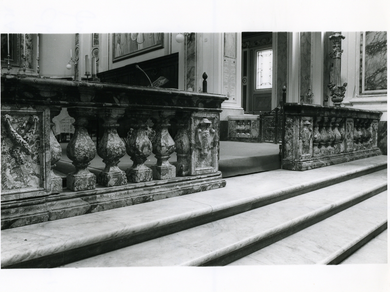 balaustrata - bottega napoletana (seconda metà sec. XVIII)