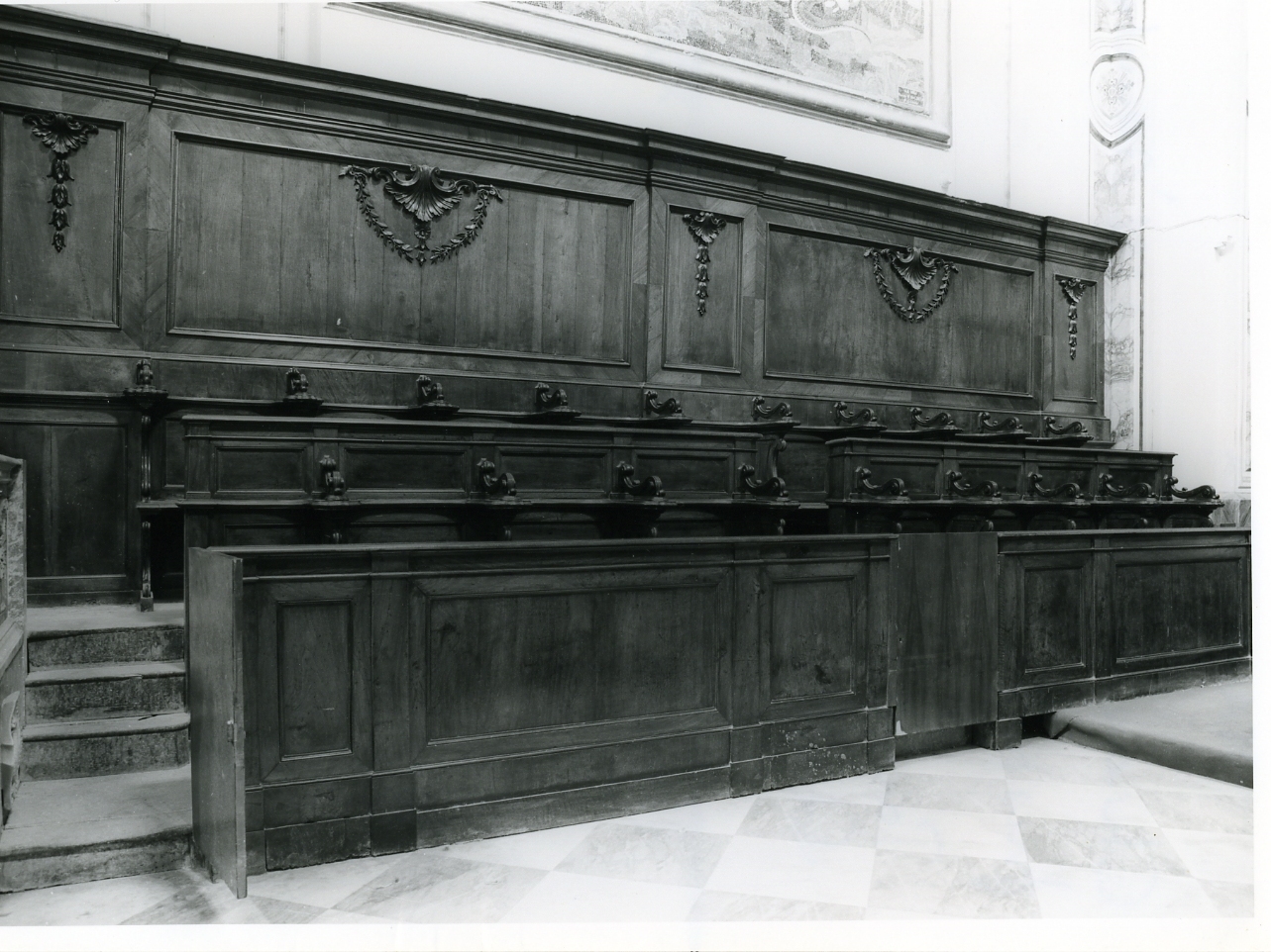 stalli del coro - bottega napoletana (fine sec. XVIII)