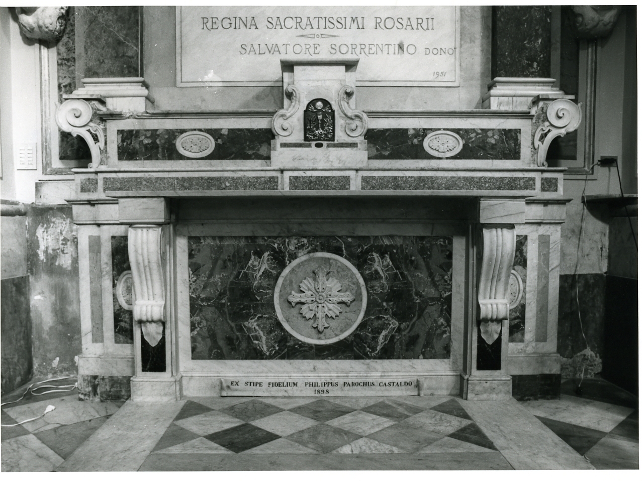 sportello di tabernacolo - bottega napoletana (ultimo quarto sec. XIX)