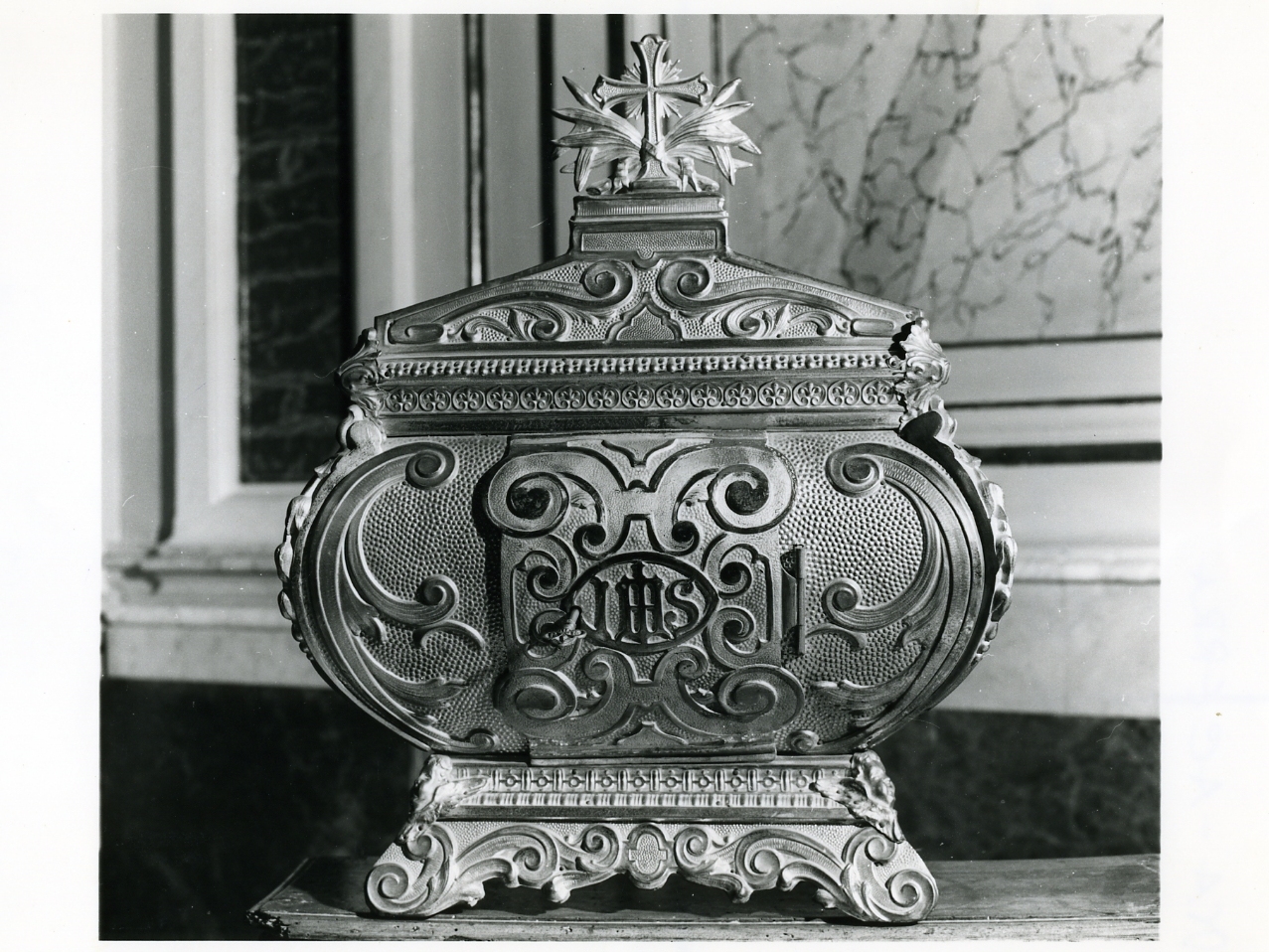 reliquiario - bottega napoletana (prima metà sec. XX)