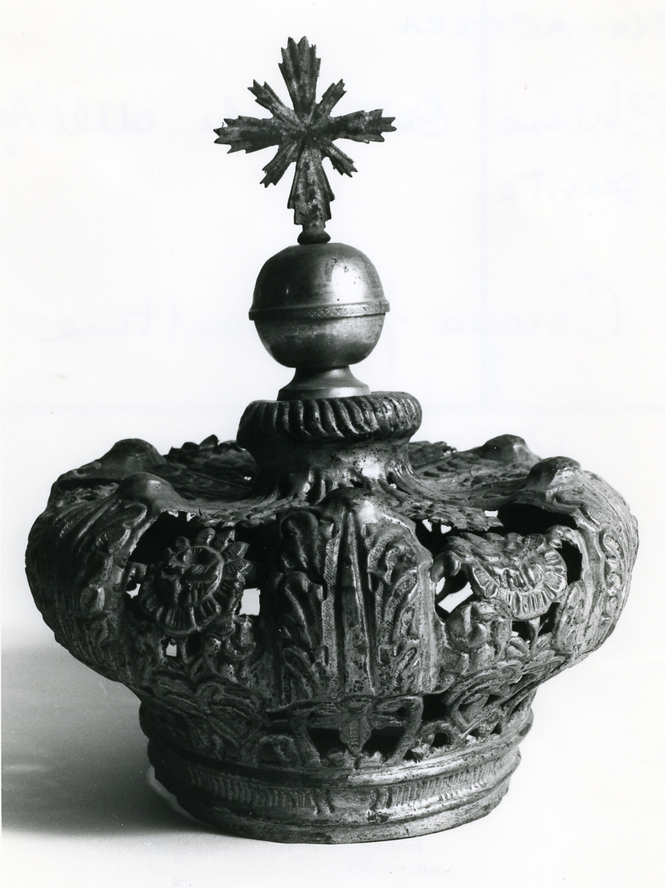 corona da statua - bottega napoletana (prima metà sec. XX)