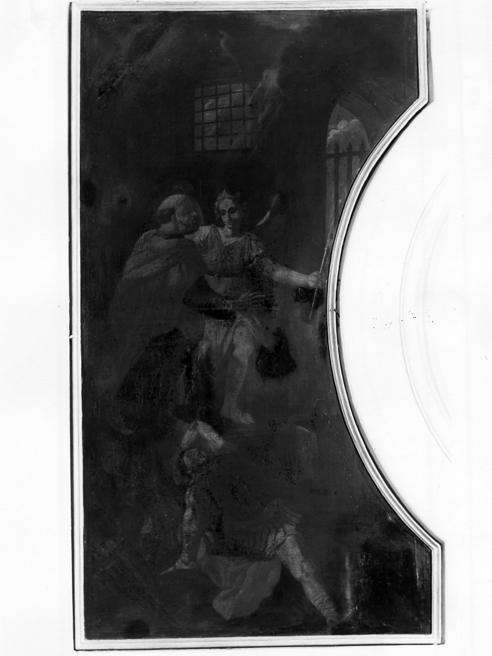 fuga di San Pietro (dipinto) di Cimmino Giovanni (terzo quarto sec. XVIII)