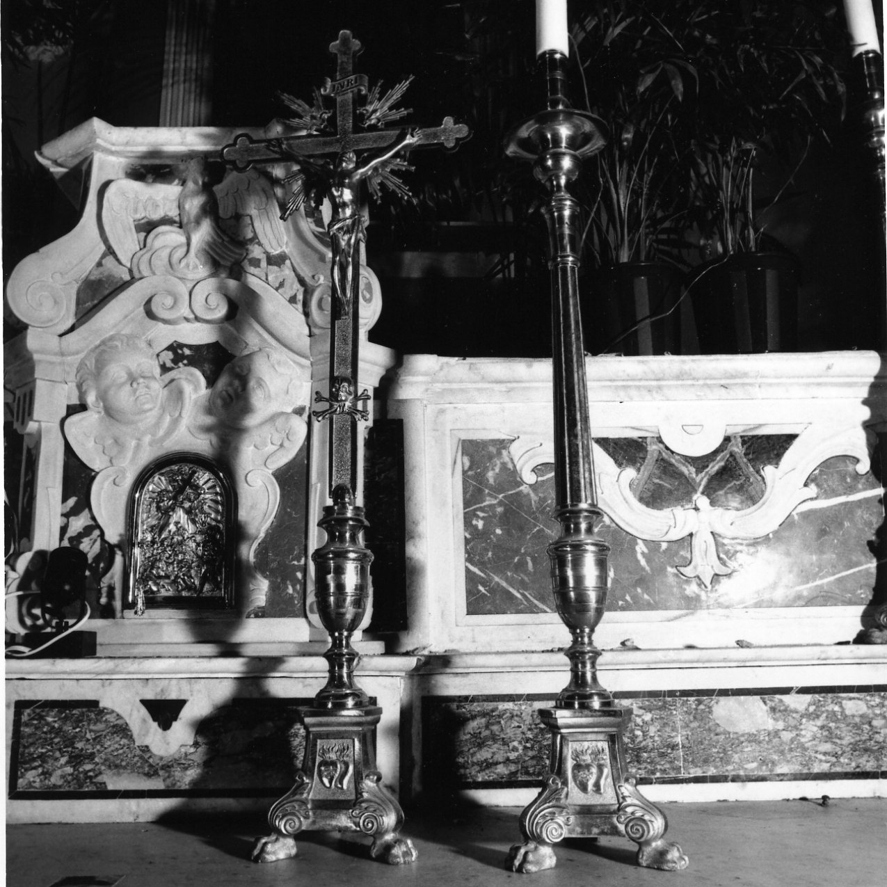 croce d'altare - bottega campana (inizio sec. XX)