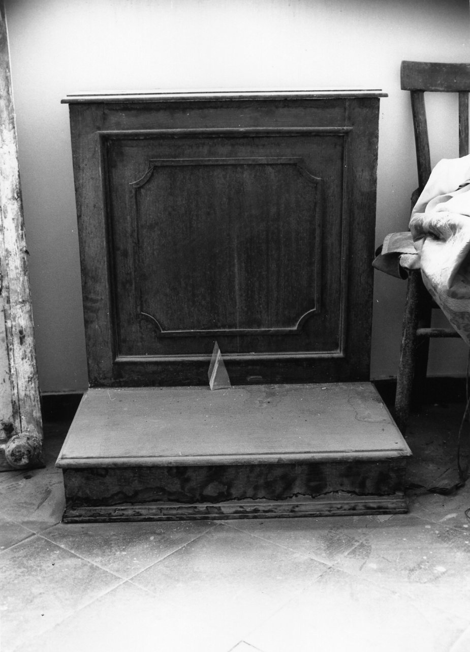 inginocchiatoio - bottega napoletana (prima metà sec. XX)