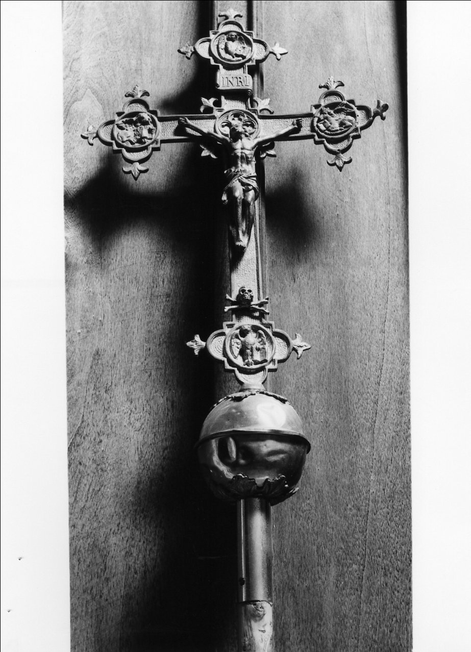croce processionale - bottega campana (prima metà sec. XX)
