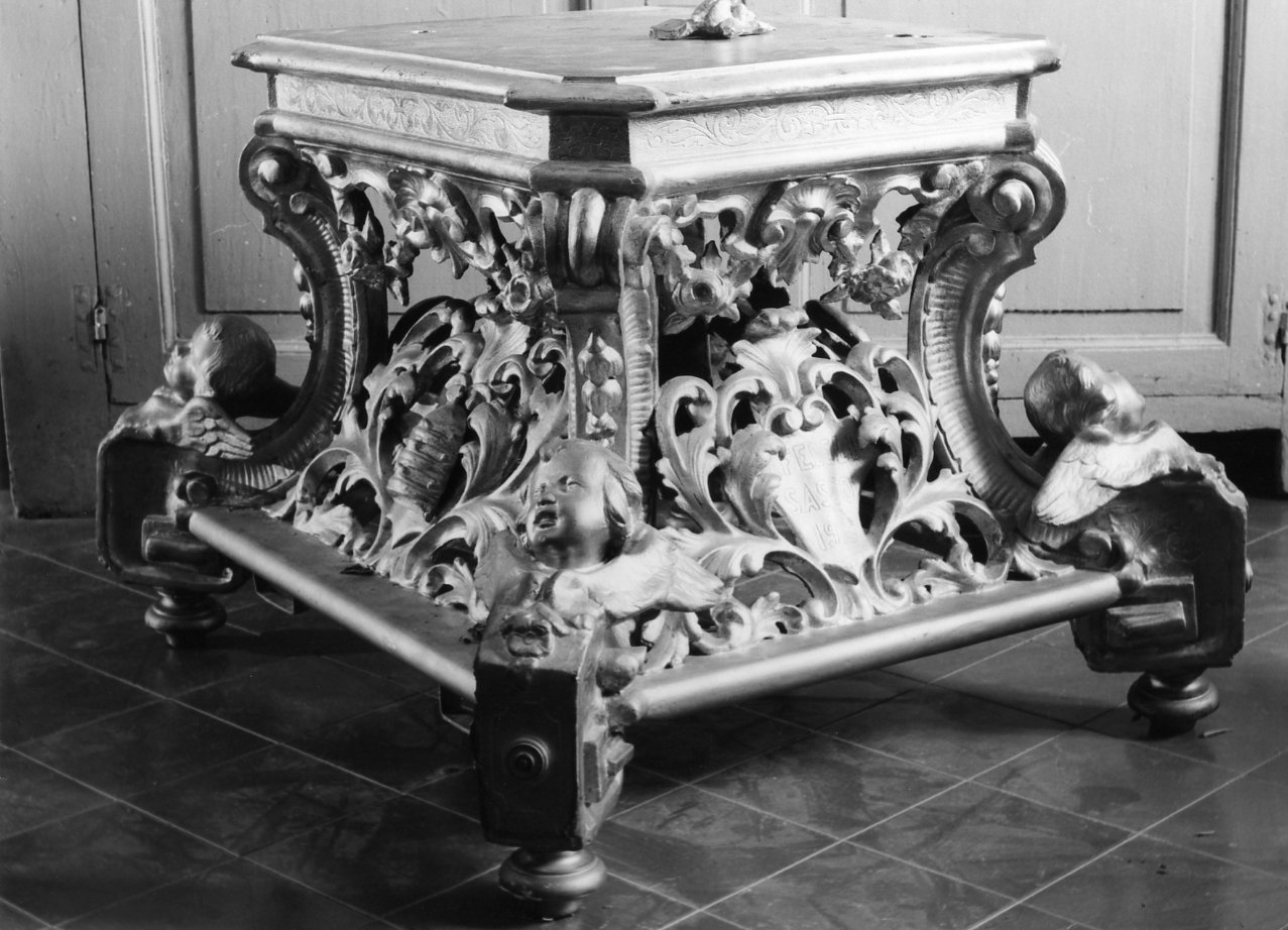 base processionale - bottega napoletana (sec. XX)