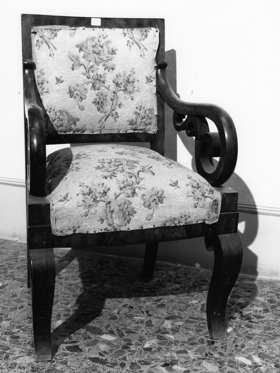 poltrona, serie - bottega napoletana (seconda metà sec. XIX)