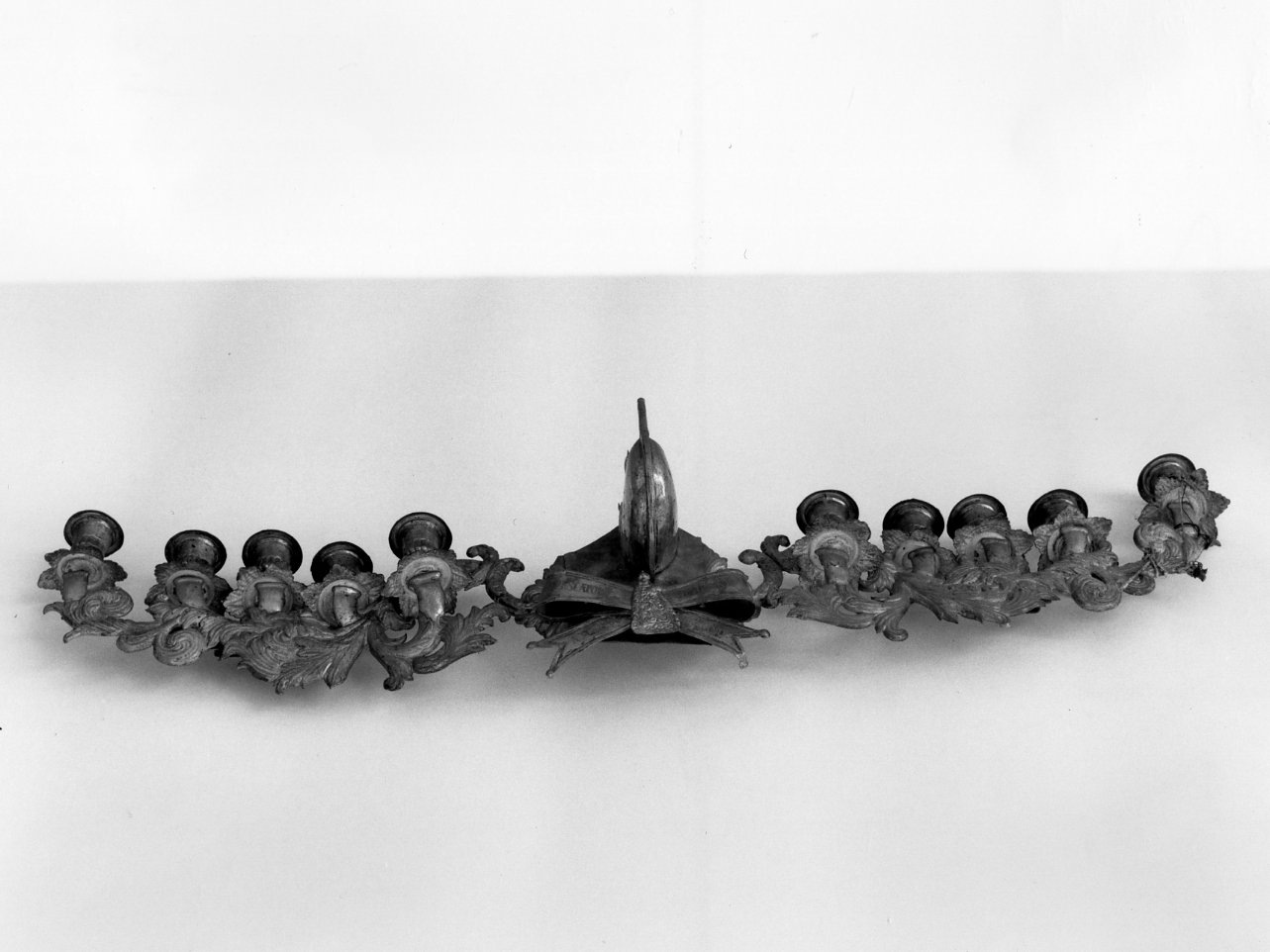 candeliere da parete - bottega napoletana (sec. XX)