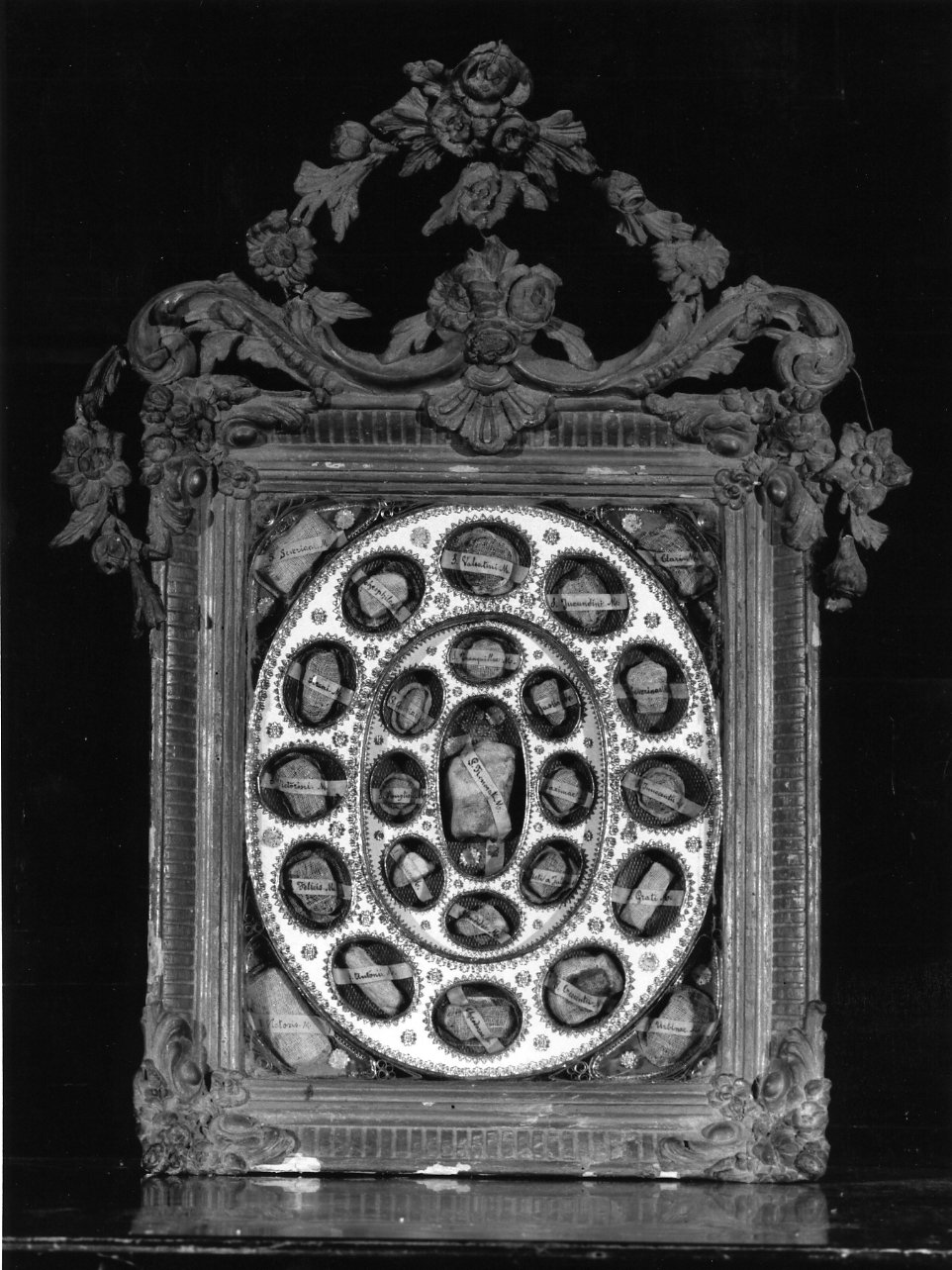 reliquiario - bottega napoletana (metà sec. XIX)