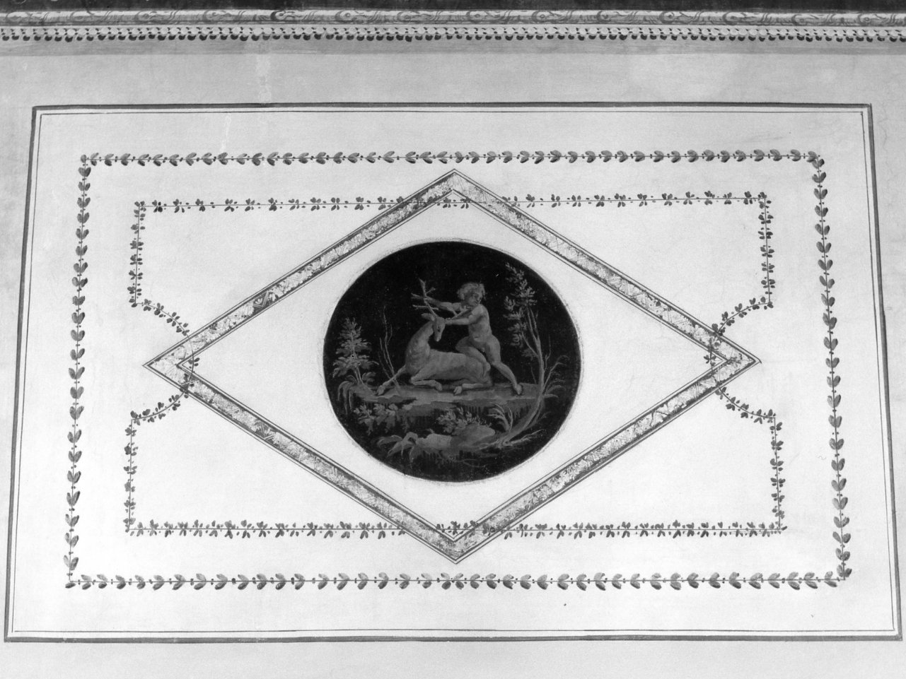 putto (dipinto) - ambito napoletano (metà sec. XVIII)