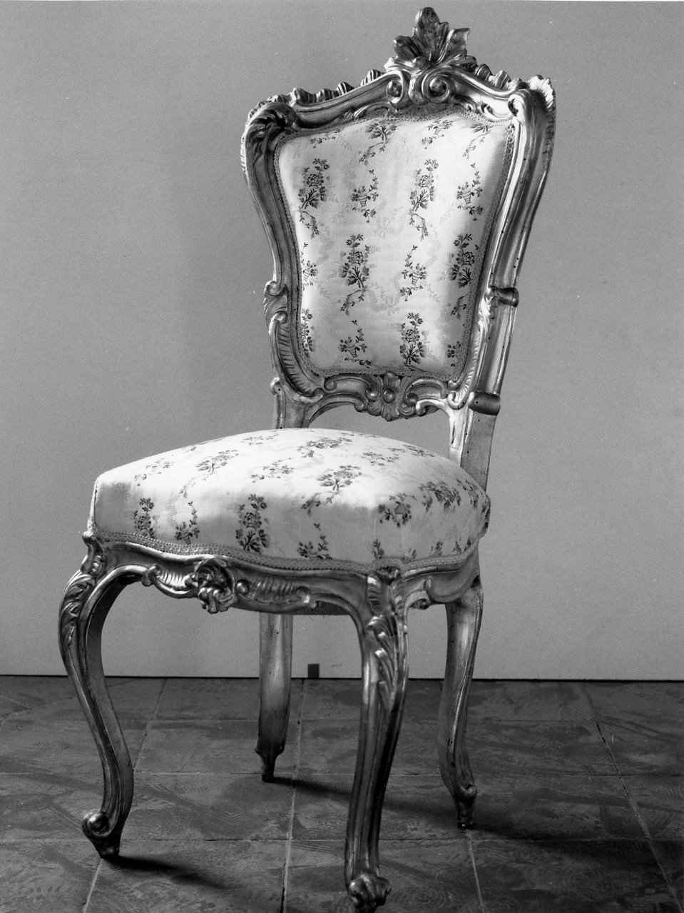 sedia, serie - bottega napoletana (metà sec. XVIII)