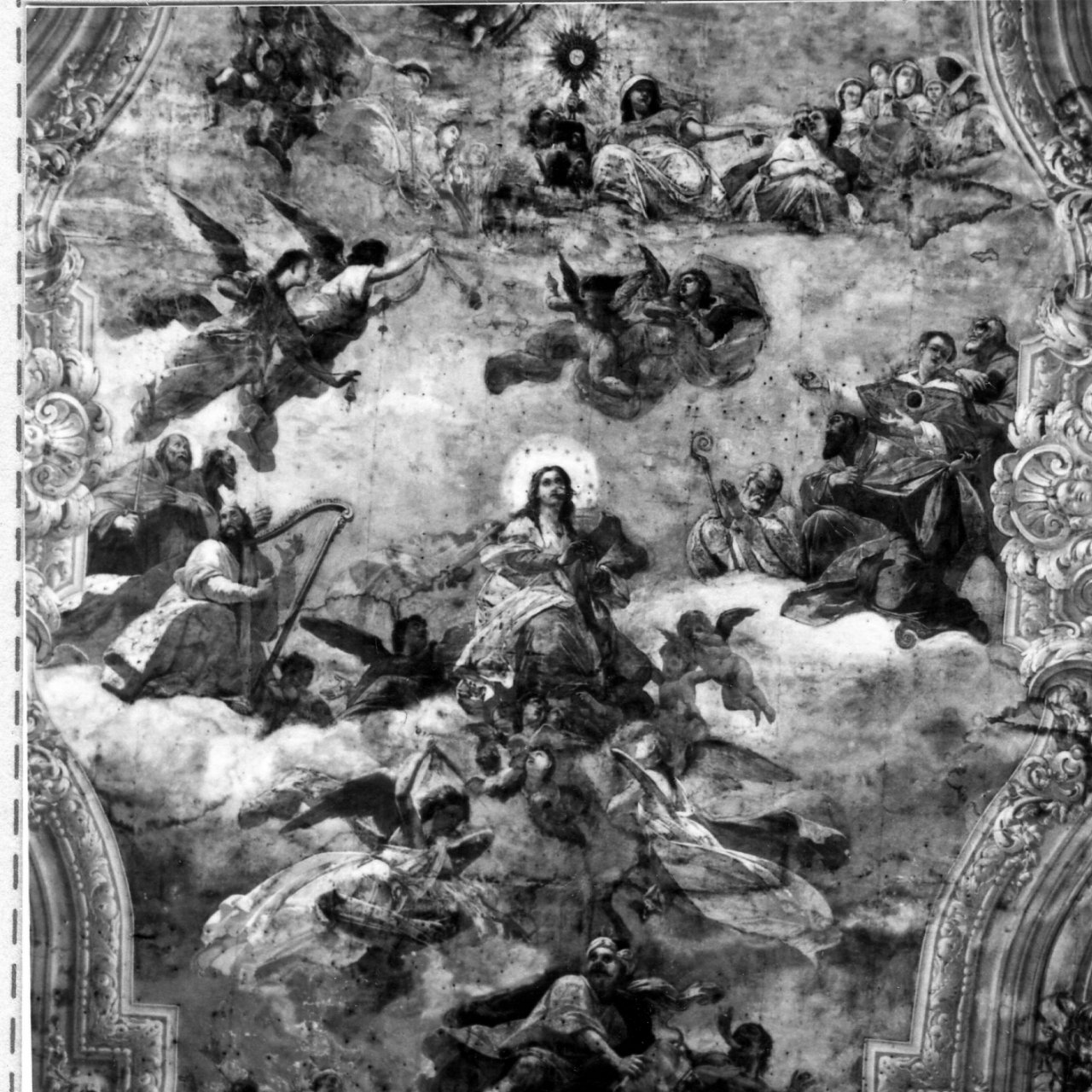 assunzione della Madonna (dipinto) di Russo Francesco Maria (sec. XVIII)