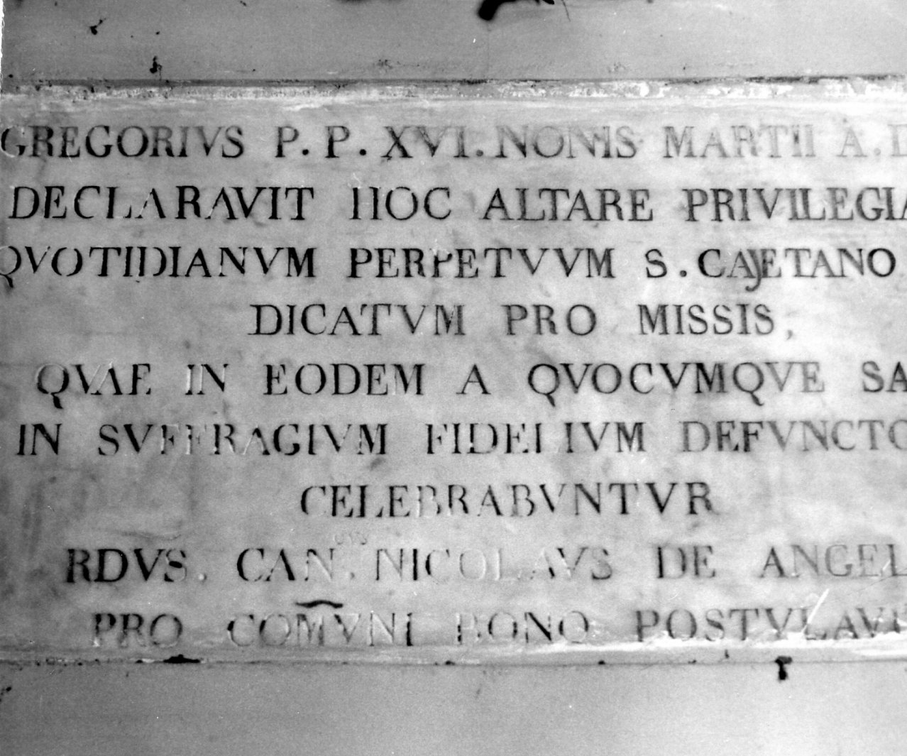 lapide commemorativa - bottega napoletana (sec. XIX)