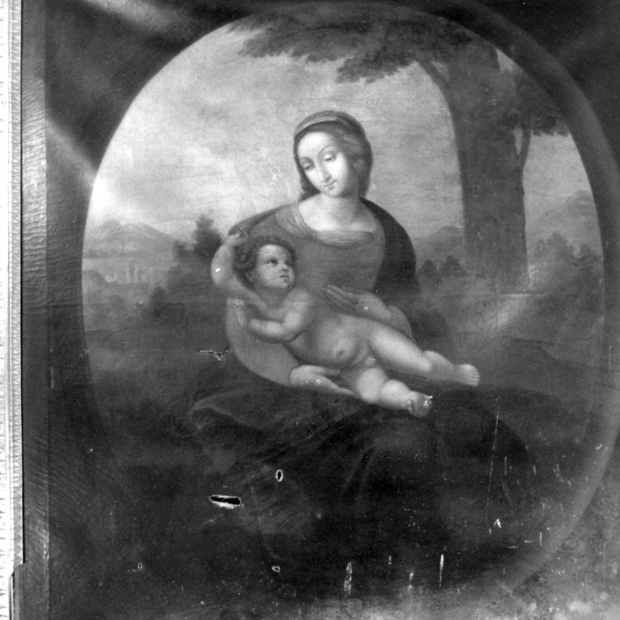 Madonna con Bambino (dipinto) - ambito napoletano (prima metà sec. XIX)