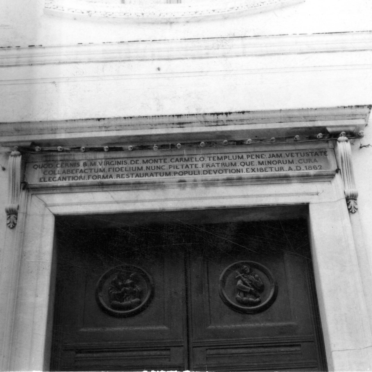 lapide commemorativa - bottega napoletana (sec. XIX)