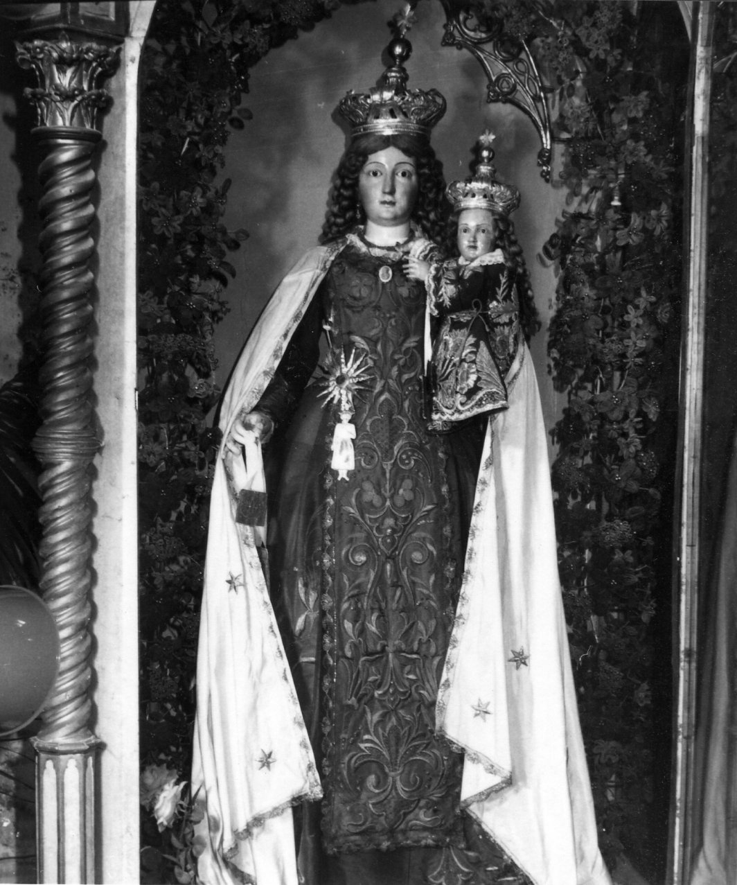 Madonna del Carmelo (statua) - bottega napoletana (fine sec. XVIII)