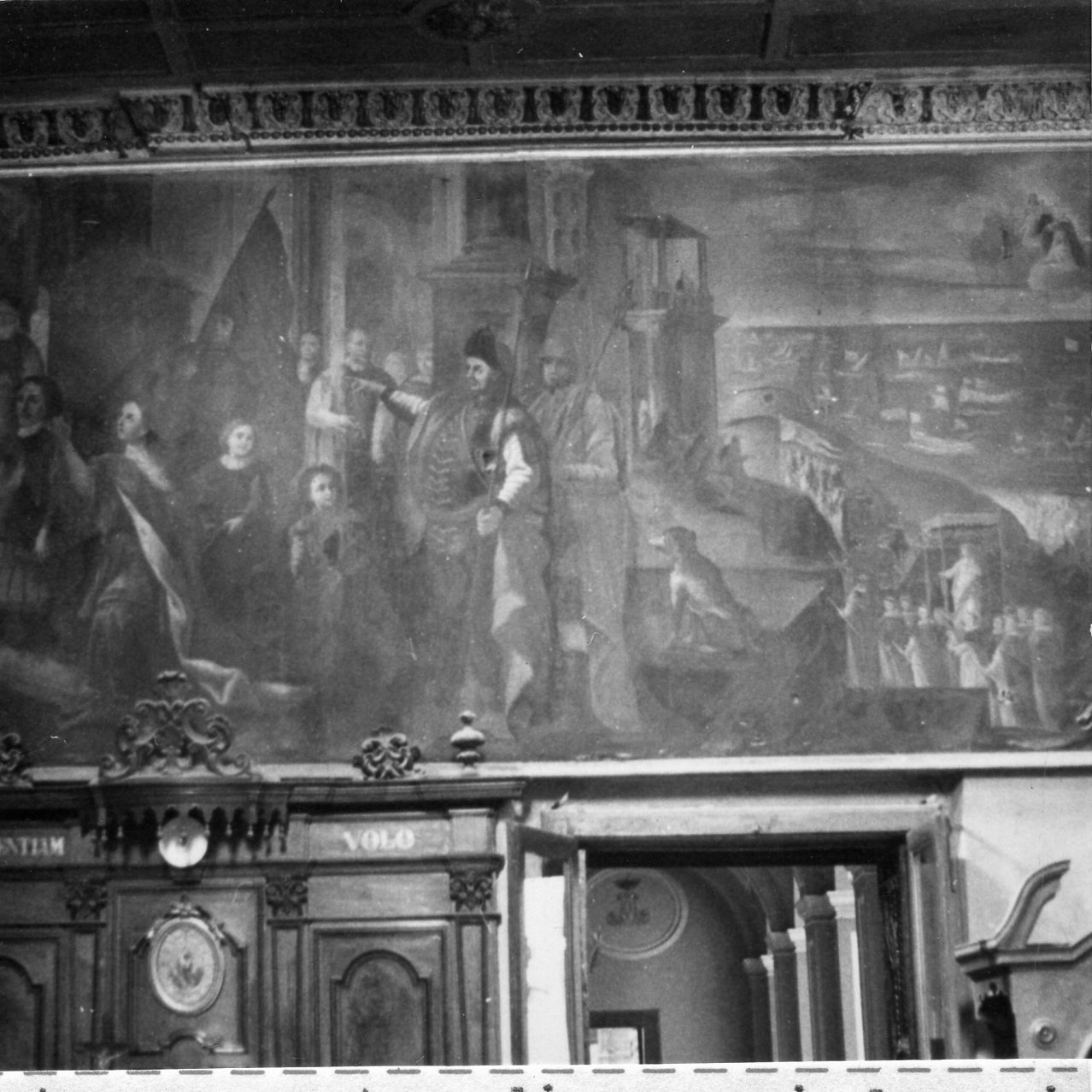 battaglia di Lepanto (dipinto) di De Angelis Francesco (sec. XVIII)